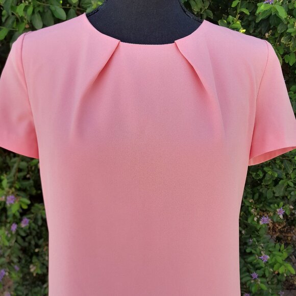 WHO*S WHO Italian Made Pink Shift Dress NWT Great for Homecoming SIZE 6 - Picture 10 of 16